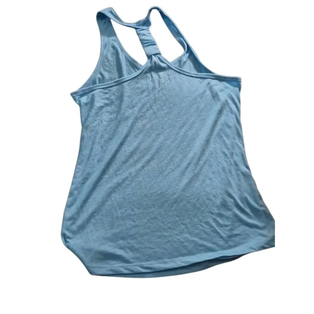 Marika Light Blue Racerback Performance Tank (407) - Picture 3 of 3
